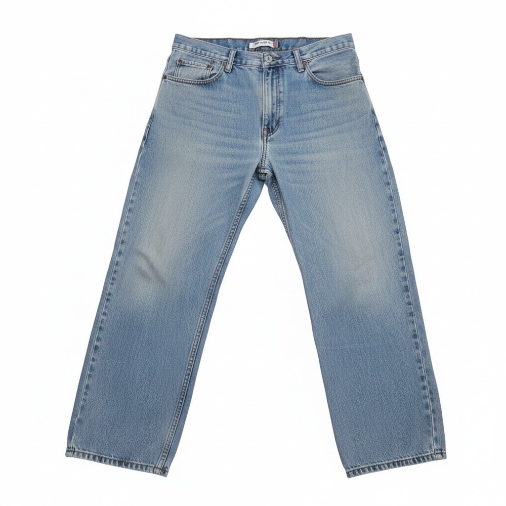 Levi's 560 Comfort Fit Jeans Mens 38x29 Light Wash Blue Relaxed Tapered Denim‎
